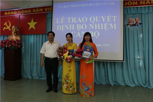 Lễ Trao quyết định bổ nhiệm cán bộ ngày 06/9/2018